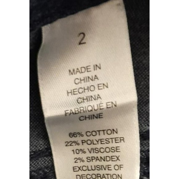 CHICO'S Platinum Navy Jegging Pants Size L - Picture 4 of 5